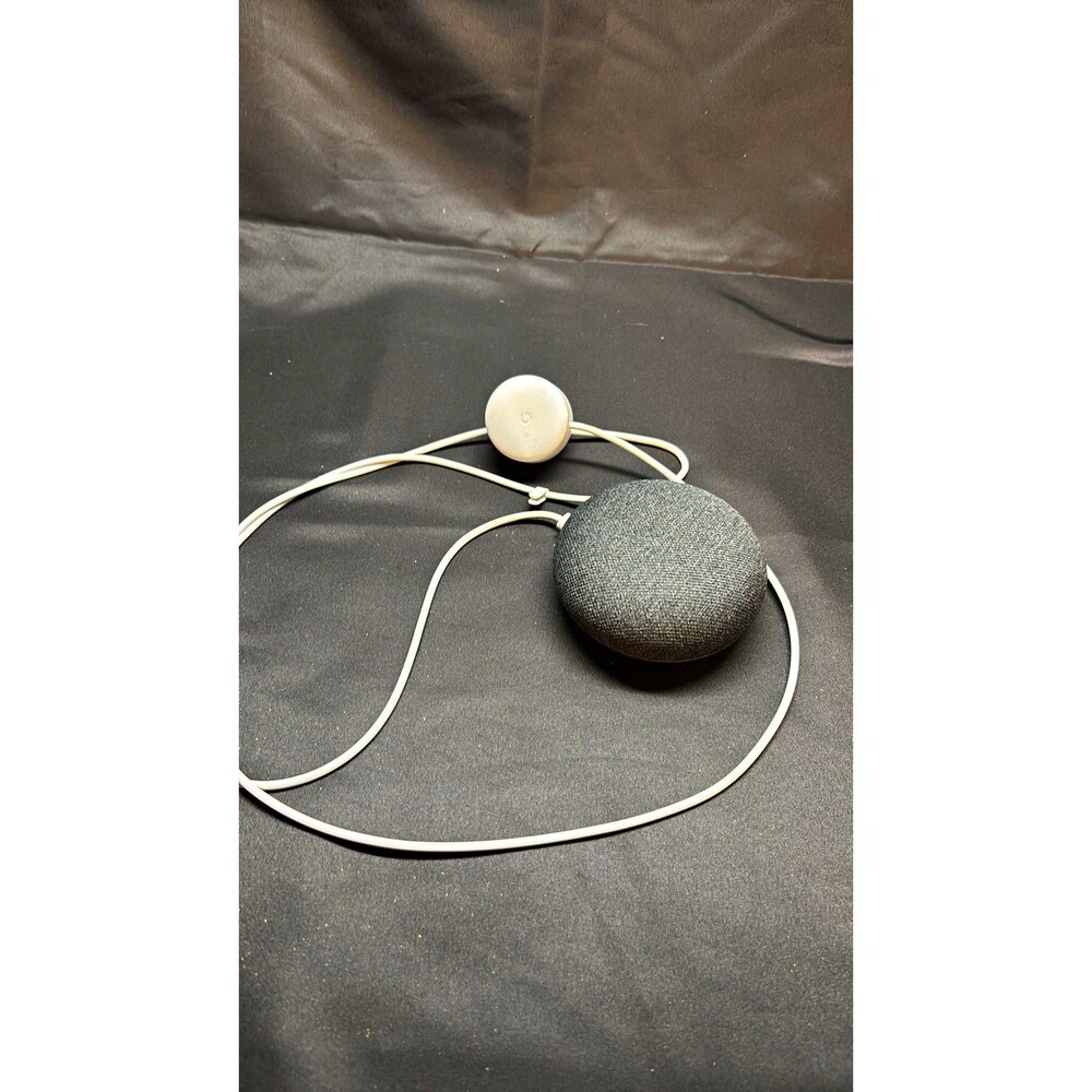 Google Home Mini Smart Speaker Gray/Orange Google Assistant Adapter